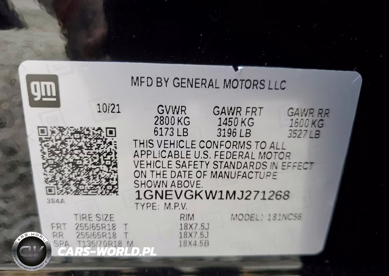 2021 Chevrolet Traverse Lt VIN:1GNEVGKW1MJ271268 - 14