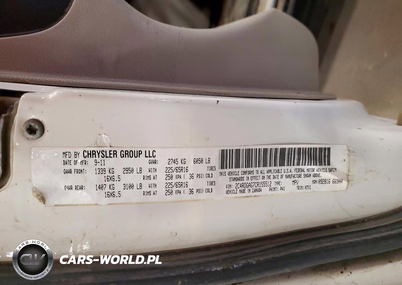 2012 Dodge Ram Van VIN:2C4RDGAG7CR155512 - 13