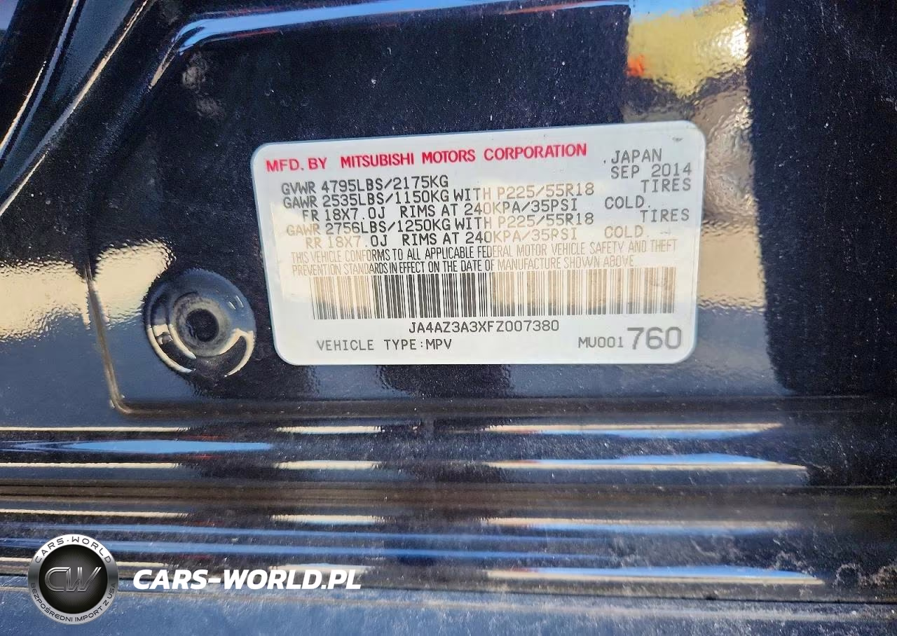 2015 Mitsubishi Outlander Se VIN:JA4AZ3A3XFZ007380 - 13