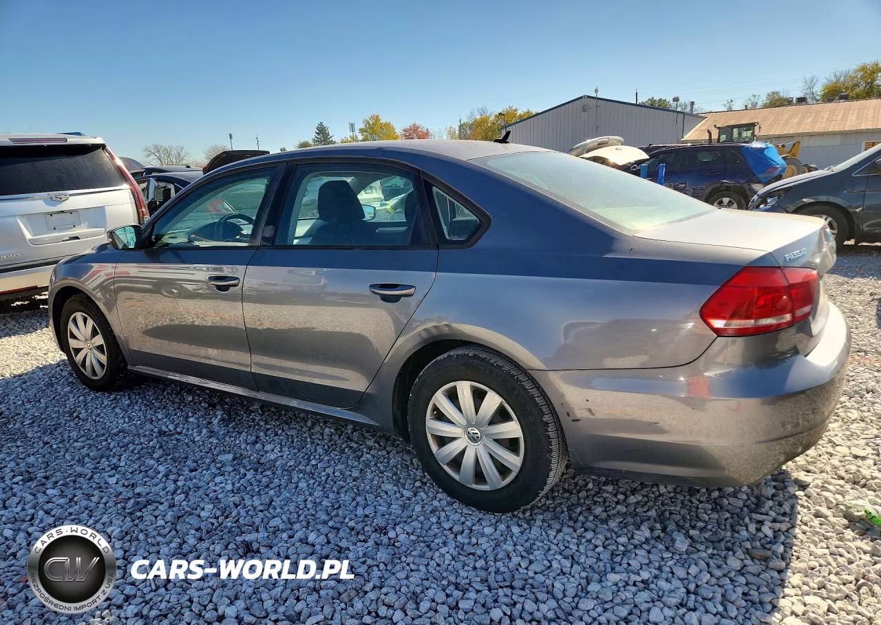 2013 Volkswagen Passat S VIN:1VWAP7A34DC005317 - 2