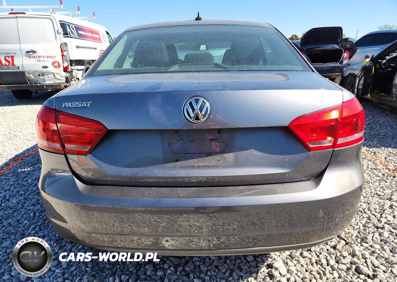 2013 Volkswagen Passat S VIN:1VWAP7A34DC005317 - 6