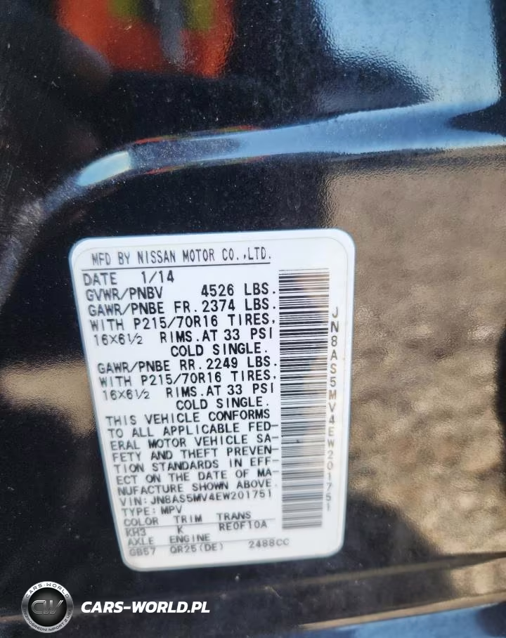 2014 Nissan Rogue Select S VIN:JN8AS5MV4EW201751 - 13