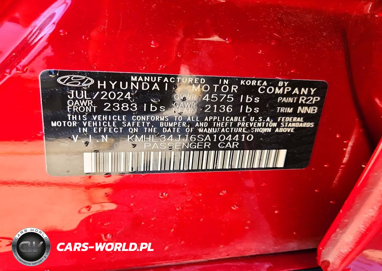 2025 Hyundai Sonata Hybrid Sel VIN:KMHL34JJ6SA104410 - 12