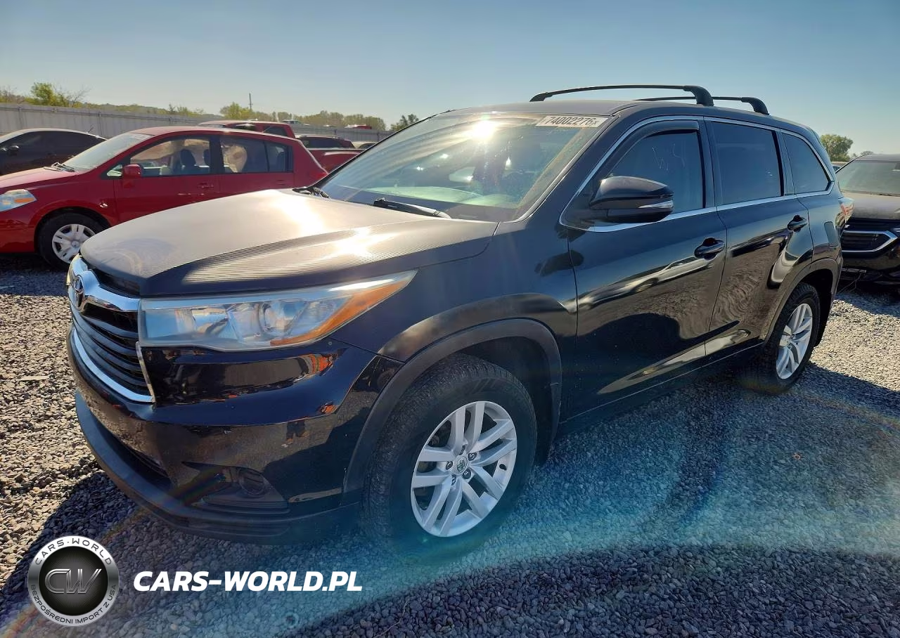 2015 Toyota Highlander Le VIN:5TDBKRFH0FS103283 - 1