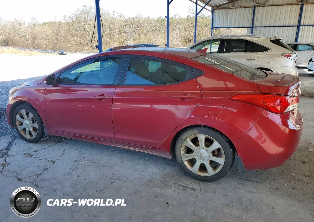 2012 Hyundai Elantra Gls VIN:KMHDH4AE4CU435883 - 2