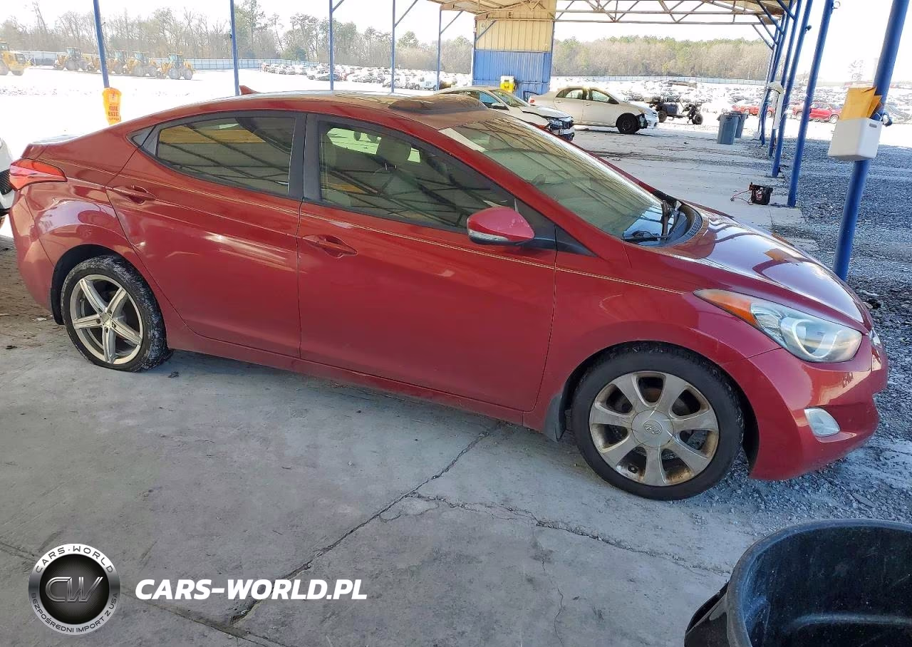 2012 Hyundai Elantra Gls VIN:KMHDH4AE4CU435883 - 4