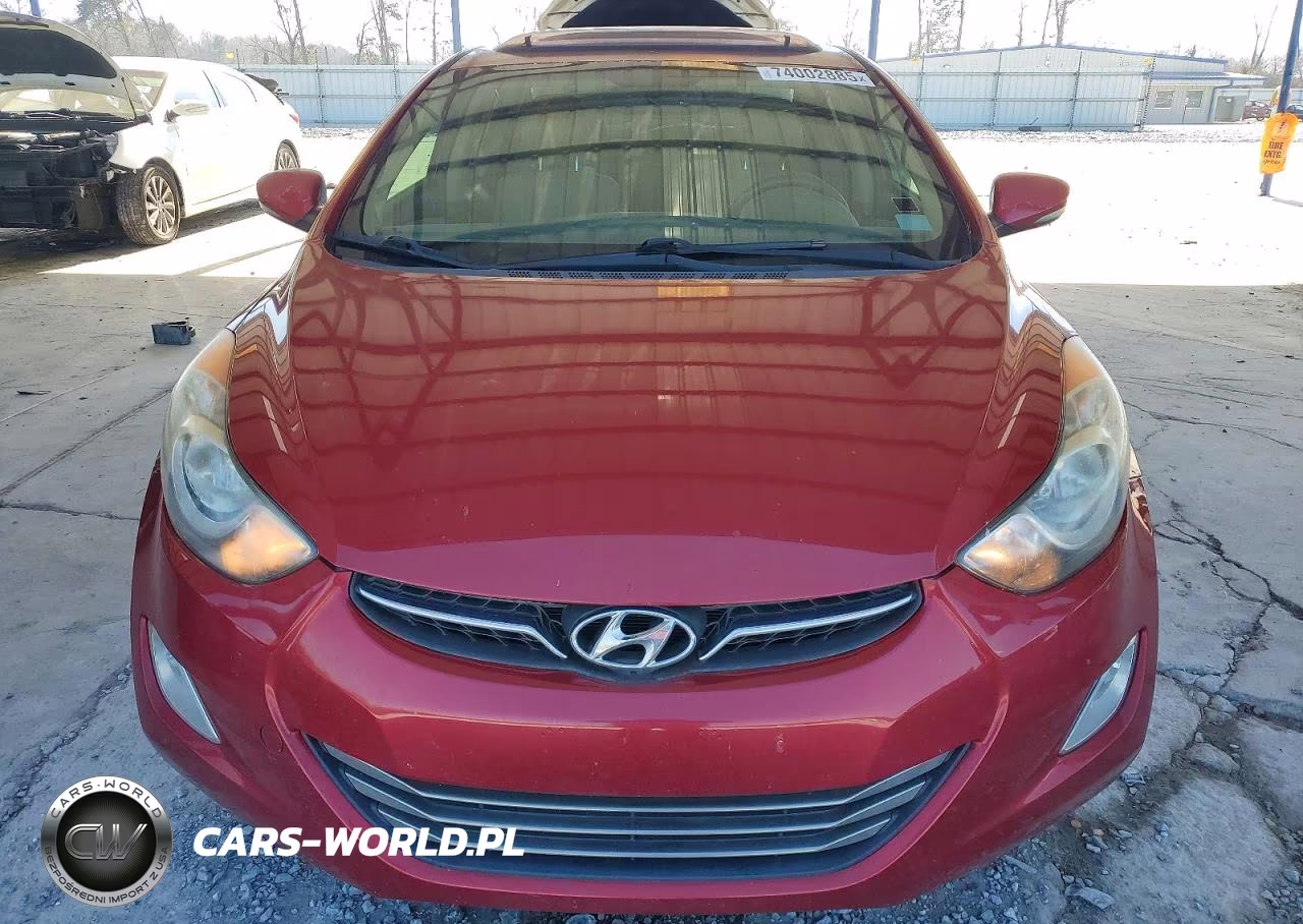 2012 Hyundai Elantra Gls VIN:KMHDH4AE4CU435883 - 5