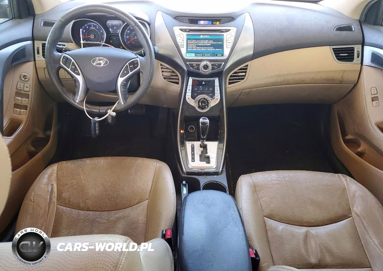 2012 Hyundai Elantra Gls VIN:KMHDH4AE4CU435883 - 8