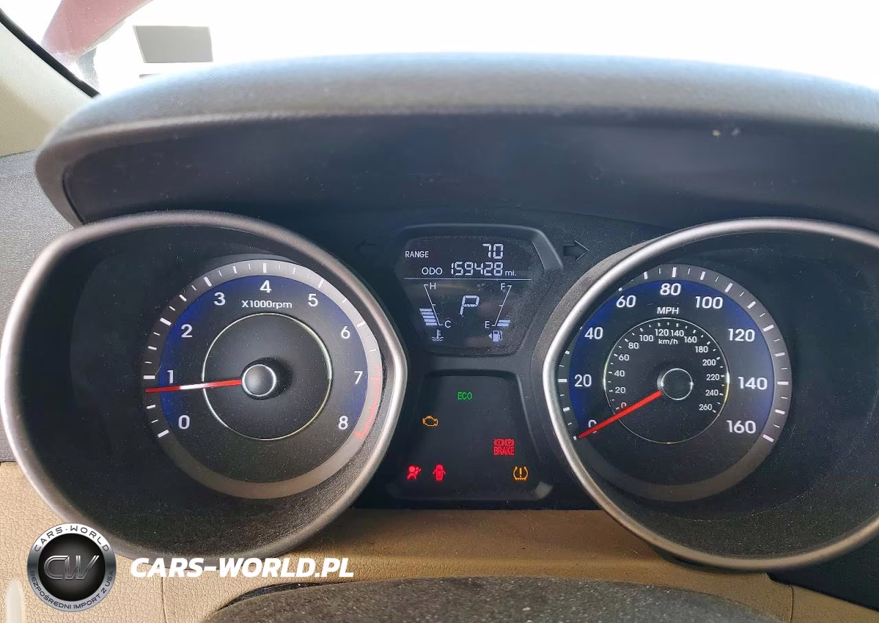 2012 Hyundai Elantra Gls VIN:KMHDH4AE4CU435883 - 9