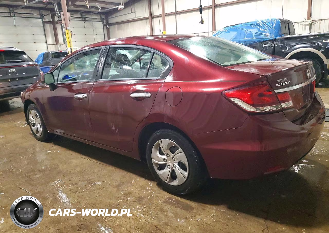 2013 Honda Civic Lx VIN:2HGFB2F50DH586463 - 2
