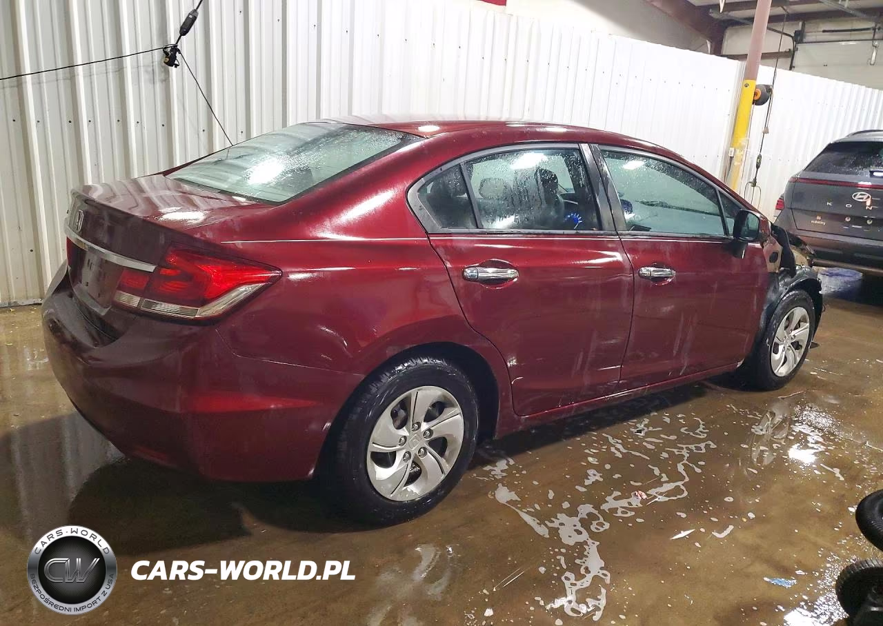2013 Honda Civic Lx VIN:2HGFB2F50DH586463 - 3