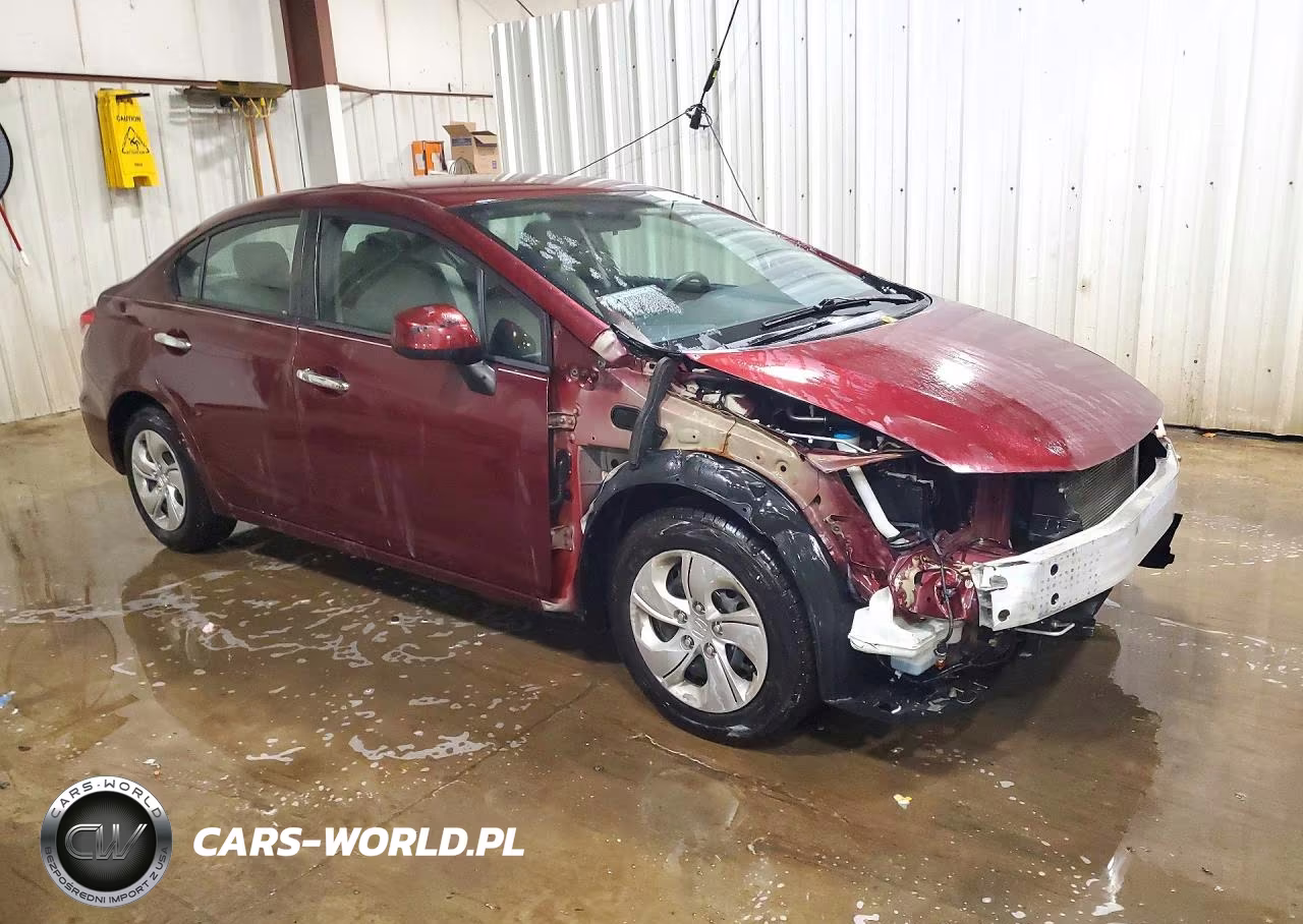 2013 Honda Civic Lx VIN:2HGFB2F50DH586463 - 4