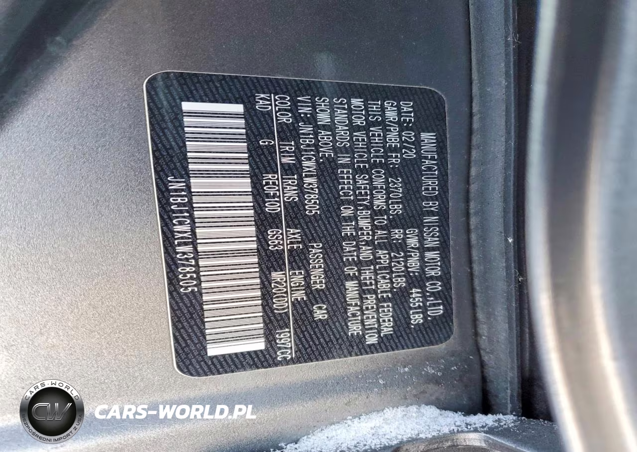 2020 Nissan Rogue Sport S VIN:JN1BJ1CWXLW378505 - 12