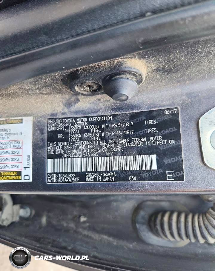 2017 Toyota 4Runner Sr5 Premium VIN:JTEBU5JR2H5465445 - 14