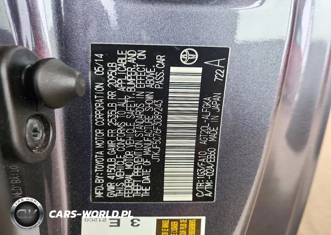 2015 Scion Tc Base VIN:JTKJF5C76F3089243 - 13