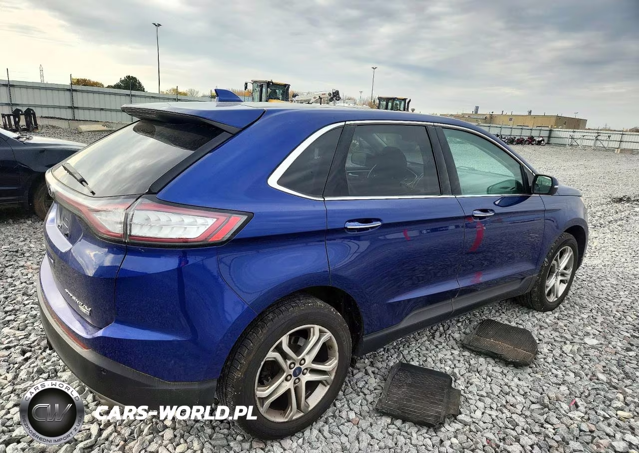 2015 Ford Edge Titanium VIN:2FMTK4K99FBB00997 - 3