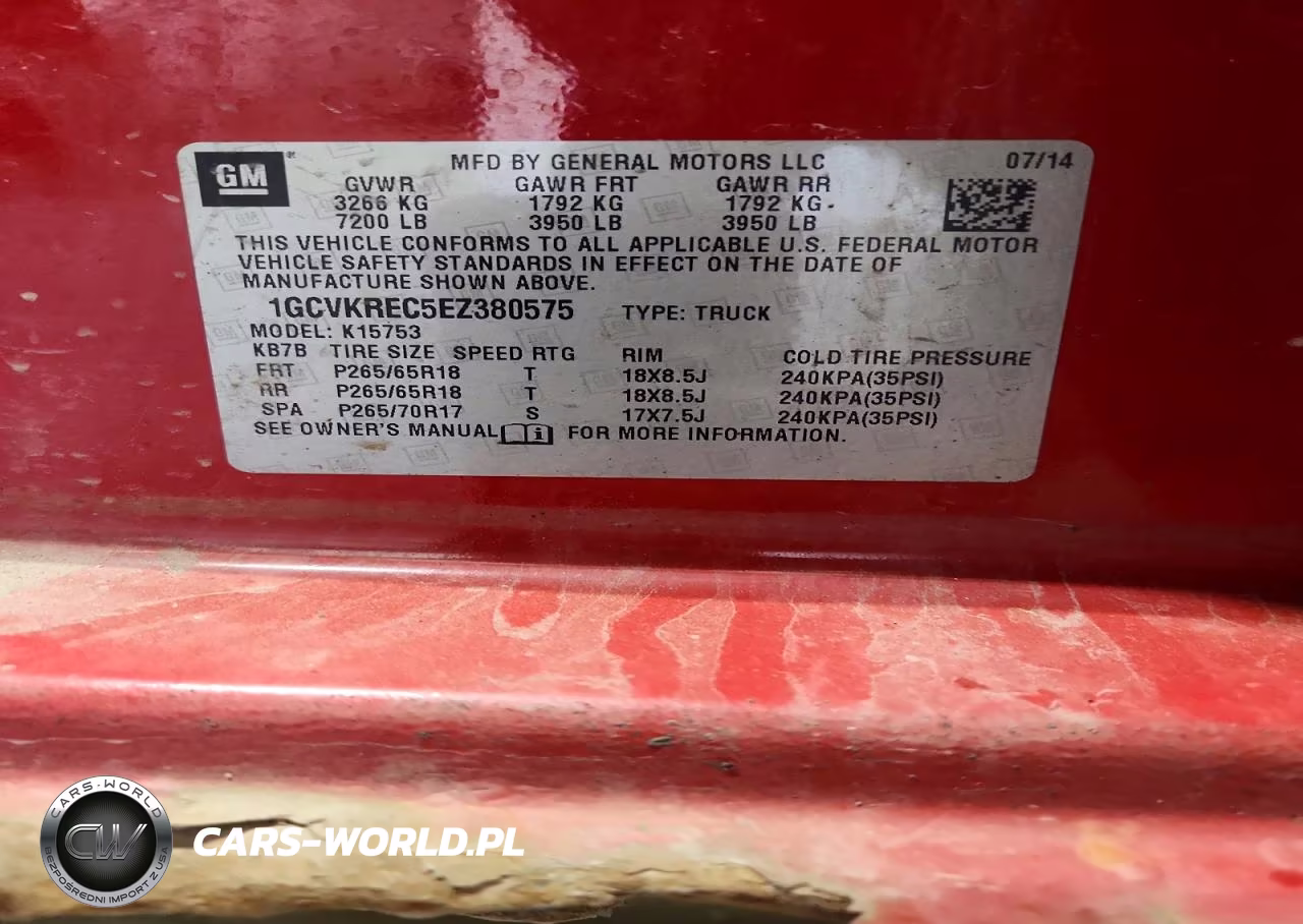 2014 Chevrolet Silverado K1500 Lt VIN:1GCVKREC5EZ380575 - 12