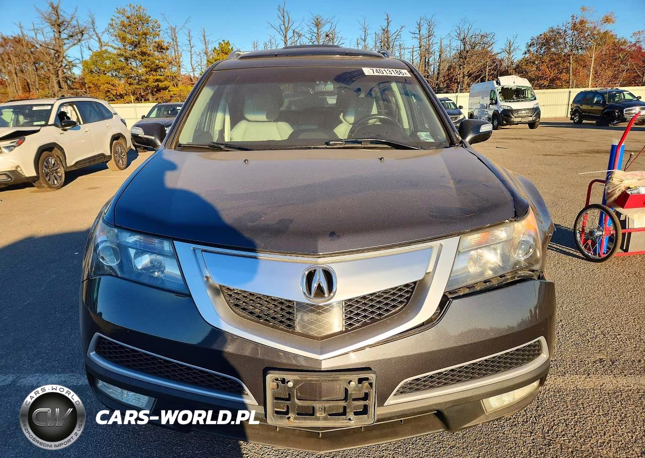 2013 Acura Mdx Advance VIN:2HNYD2H81DH512424 - 5