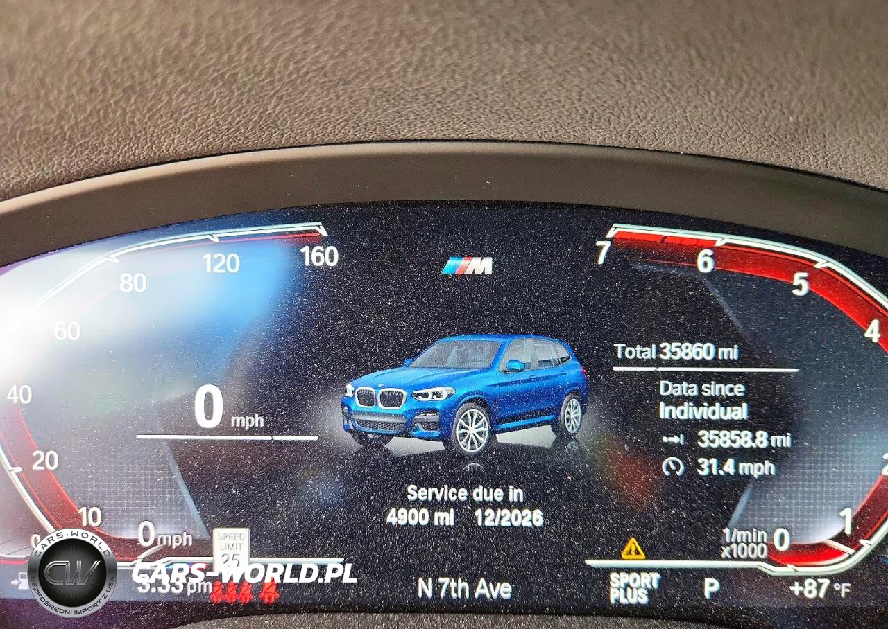 2021 BMW X3 VIN:5UXTY3C05M9F53779 - 9