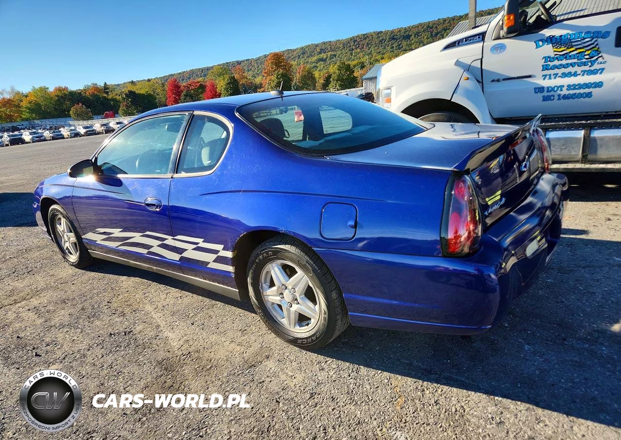 2005 Chevrolet Monte Carlo Ls VIN:2G1WW12E859206924 - 2