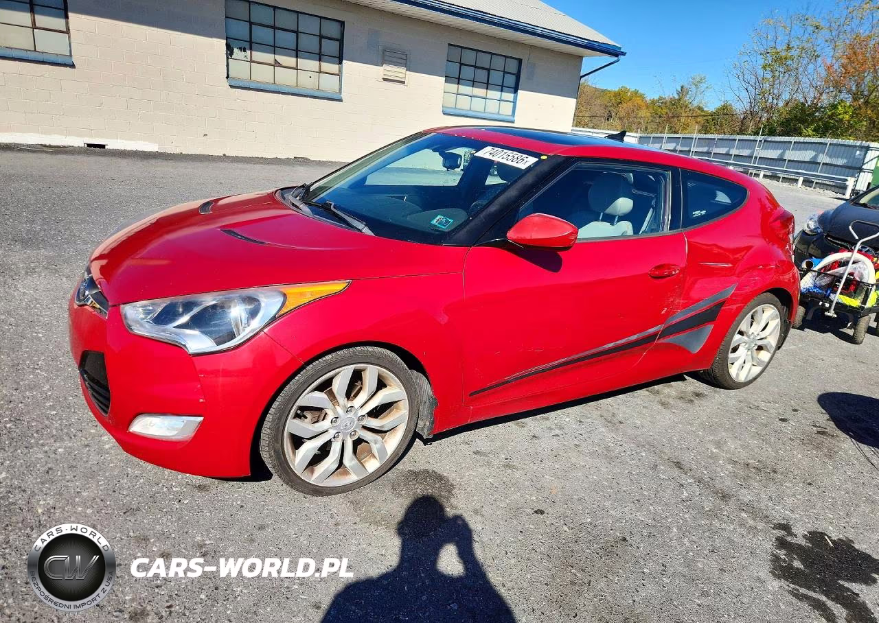2013 Hyundai Veloster Base VIN:KMHTC6AD6DU119836 - 1