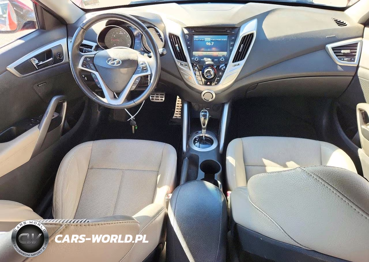 2013 Hyundai Veloster Base VIN:KMHTC6AD6DU119836 - 8