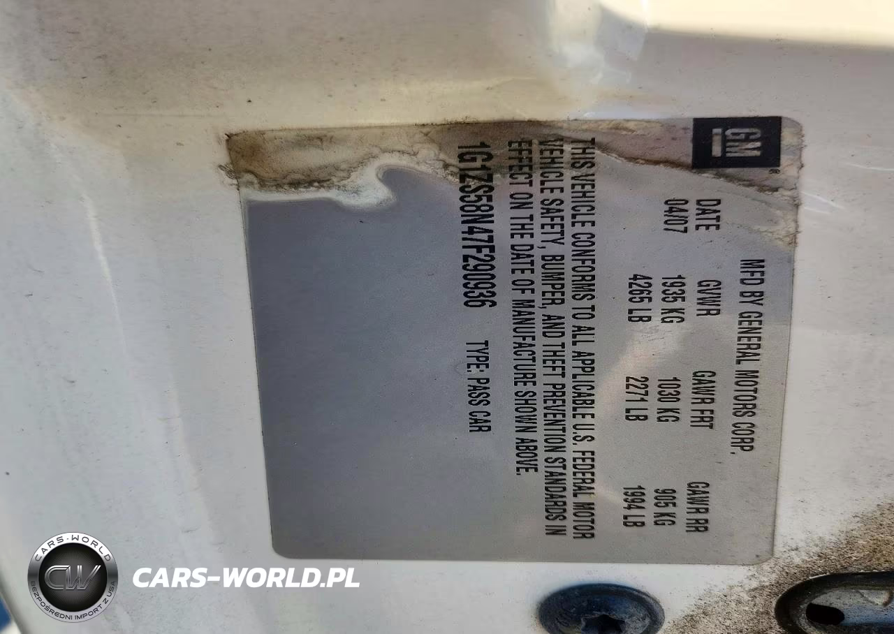 2007 Chevrolet Malibu Ls VIN:1G1ZS58N47F290936 - 12
