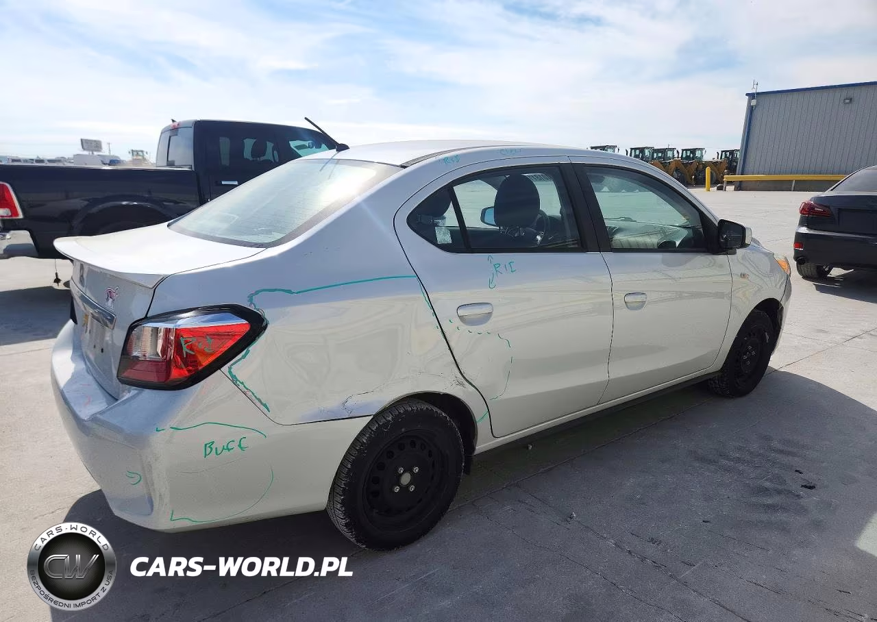 2021 Mitsubishi Mirage G4 Es VIN:ML32FUFJ6MHF07531 - 3