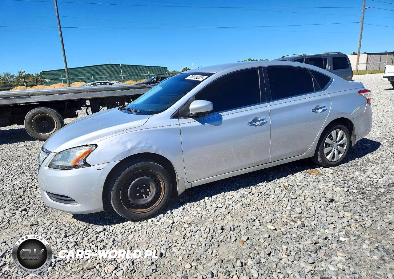 2015 Nissan Sentra Sv VIN:3N1AB7AP5FL695867 - 1