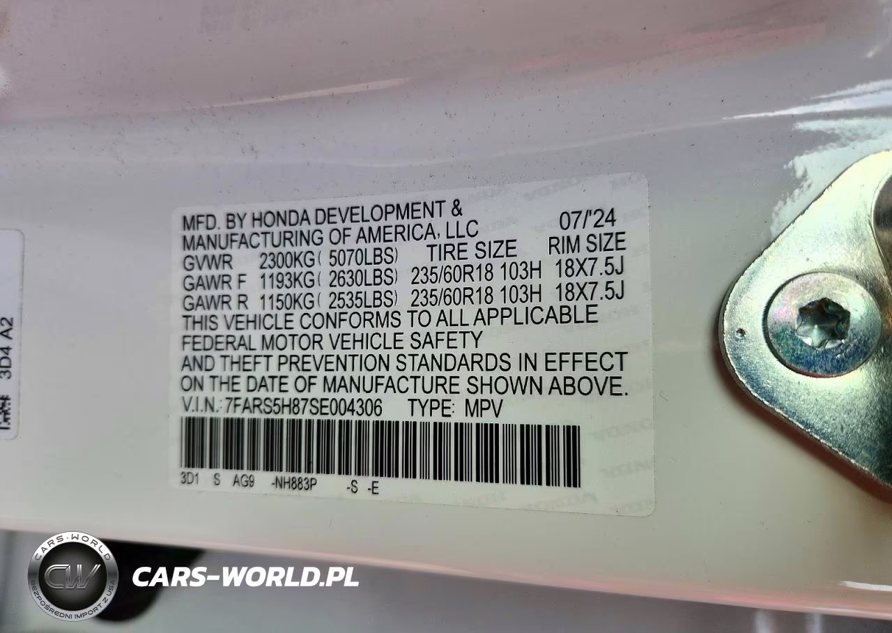 2025 Honda Cr-V Hybrid Sport-L VIN:7FARS5H87SE004306 - 13