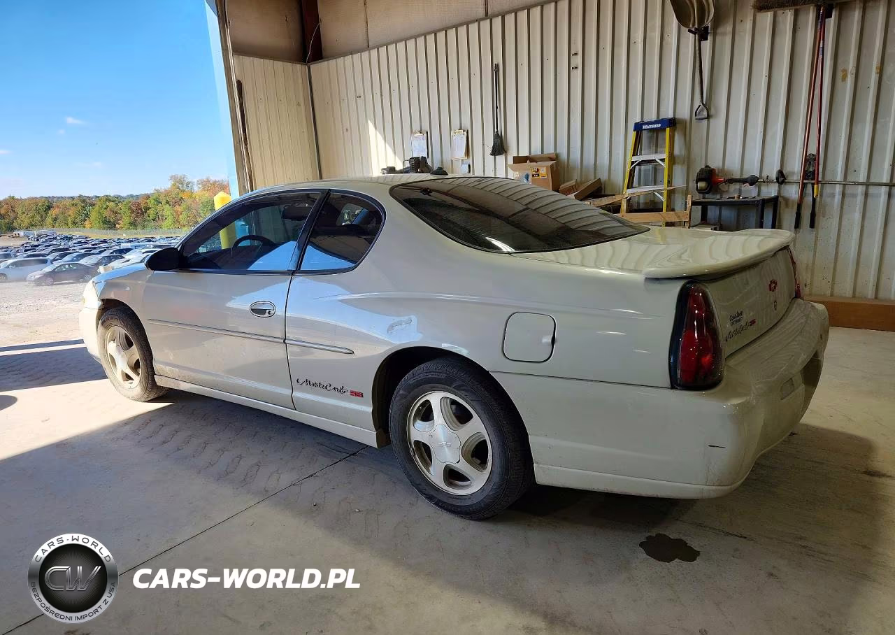 2003 Chevrolet Monte Carlo Ss VIN:2G1WX12K039180822 - 2