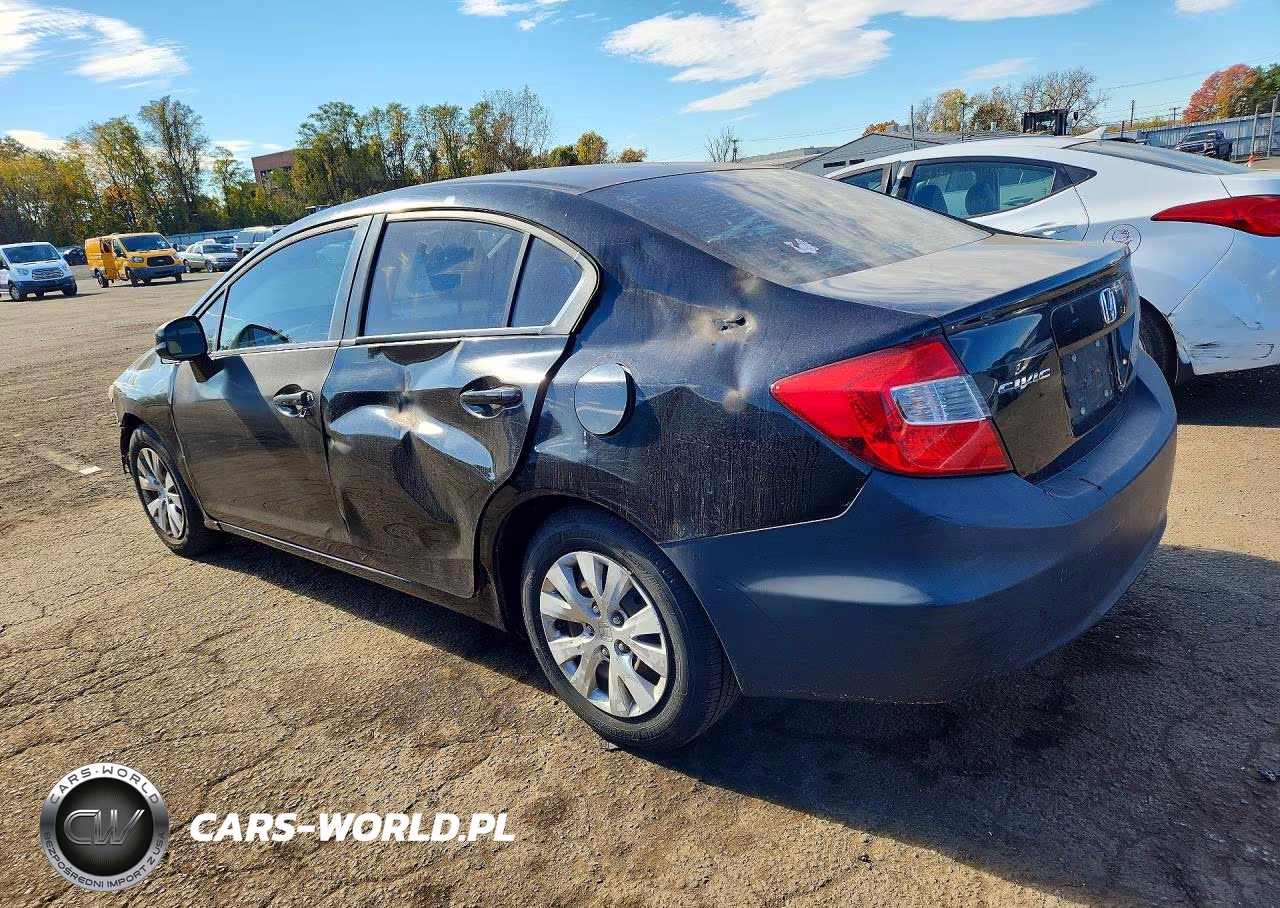 2012 Honda Civic Lx VIN:19XFB2F54CE105686 - 2