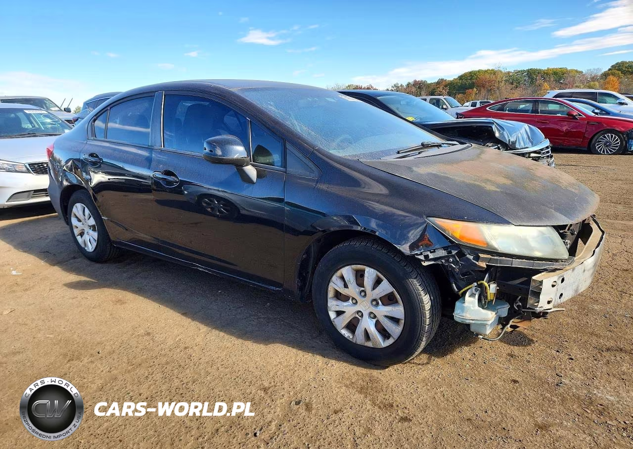 2012 Honda Civic Lx VIN:19XFB2F54CE105686 - 4