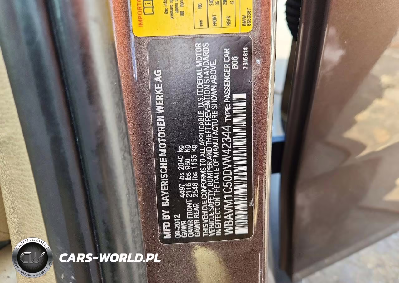 2013 BMW X1 Sdrive28I VIN:WBAVM1C50DVW42344 - 13