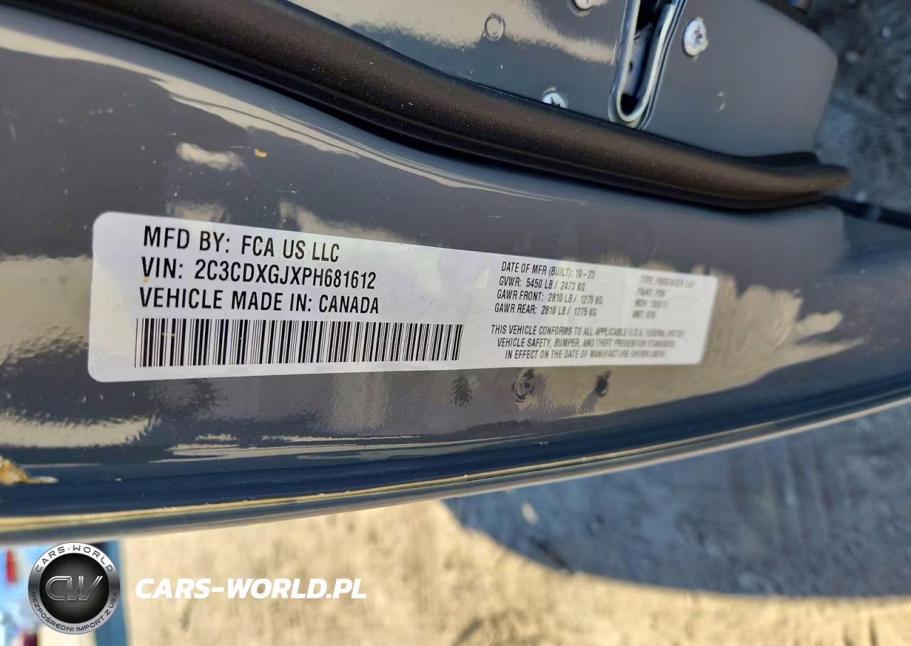 2023 Dodge Charger Scat Pack VIN:2C3CDXGJXPH681612 - 13