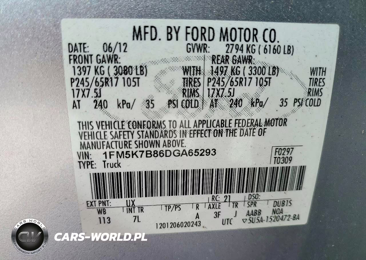 2013 Ford Explorer VIN:1FM5K7B86DGA65293 - 13