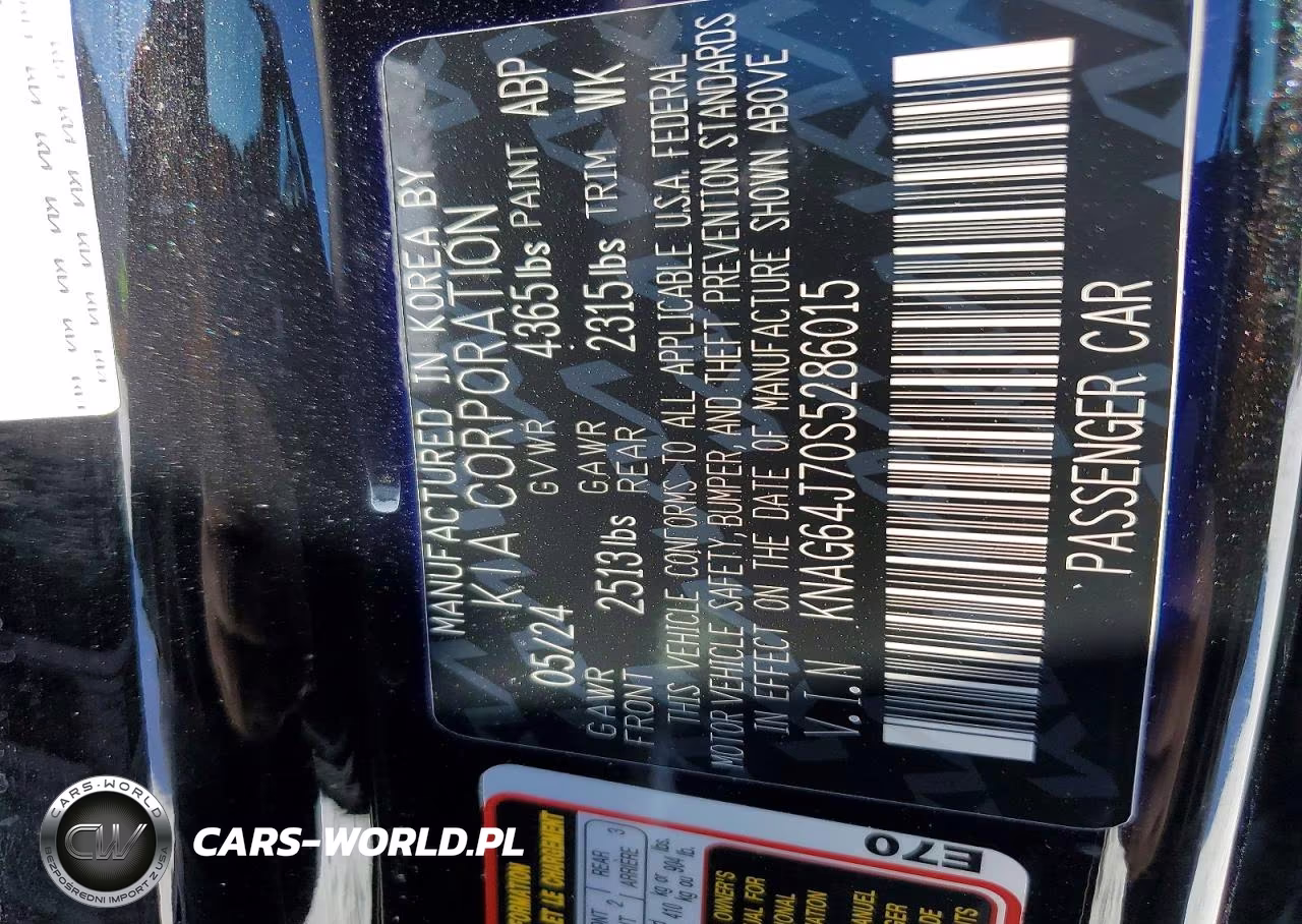 2025 Kia K5 Gt Line VIN:KNAG64J70S5286015 - 12