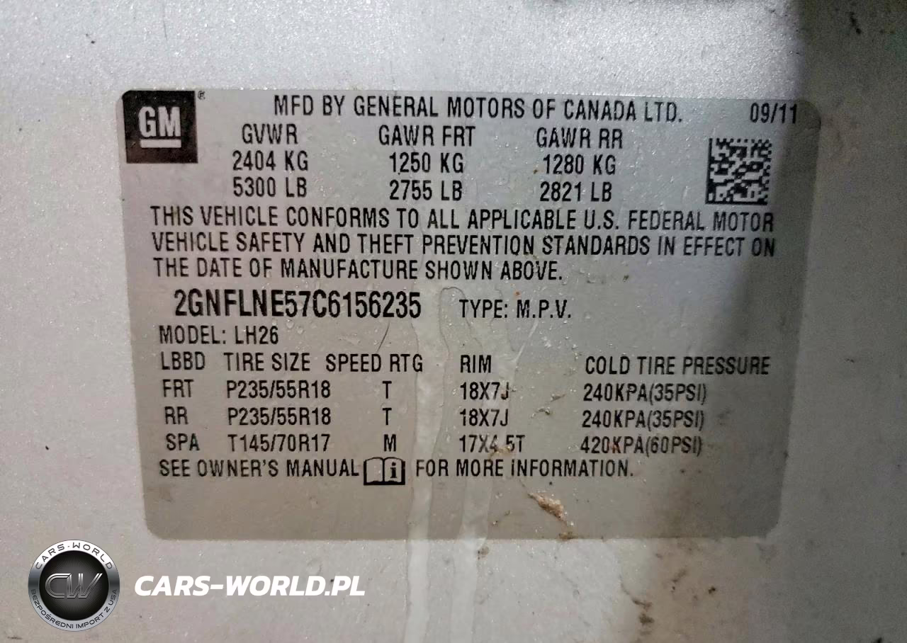 2012 Chevrolet Equinox Lt VIN:2GNFLNE57C6156235 - 14