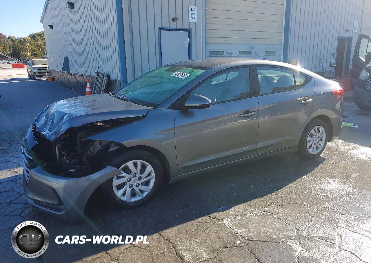 2018 Hyundai Elantra Se VIN:5NPD74LF4JH377648 - 1