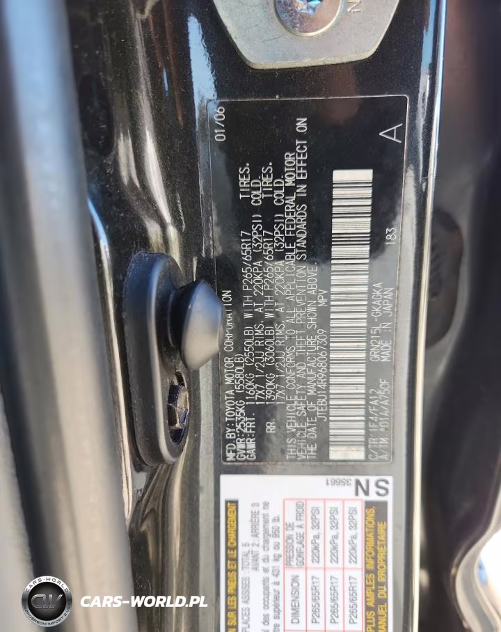 2006 Toyota 4Runner Sr5 VIN:JTEBU14R968067309 - 13