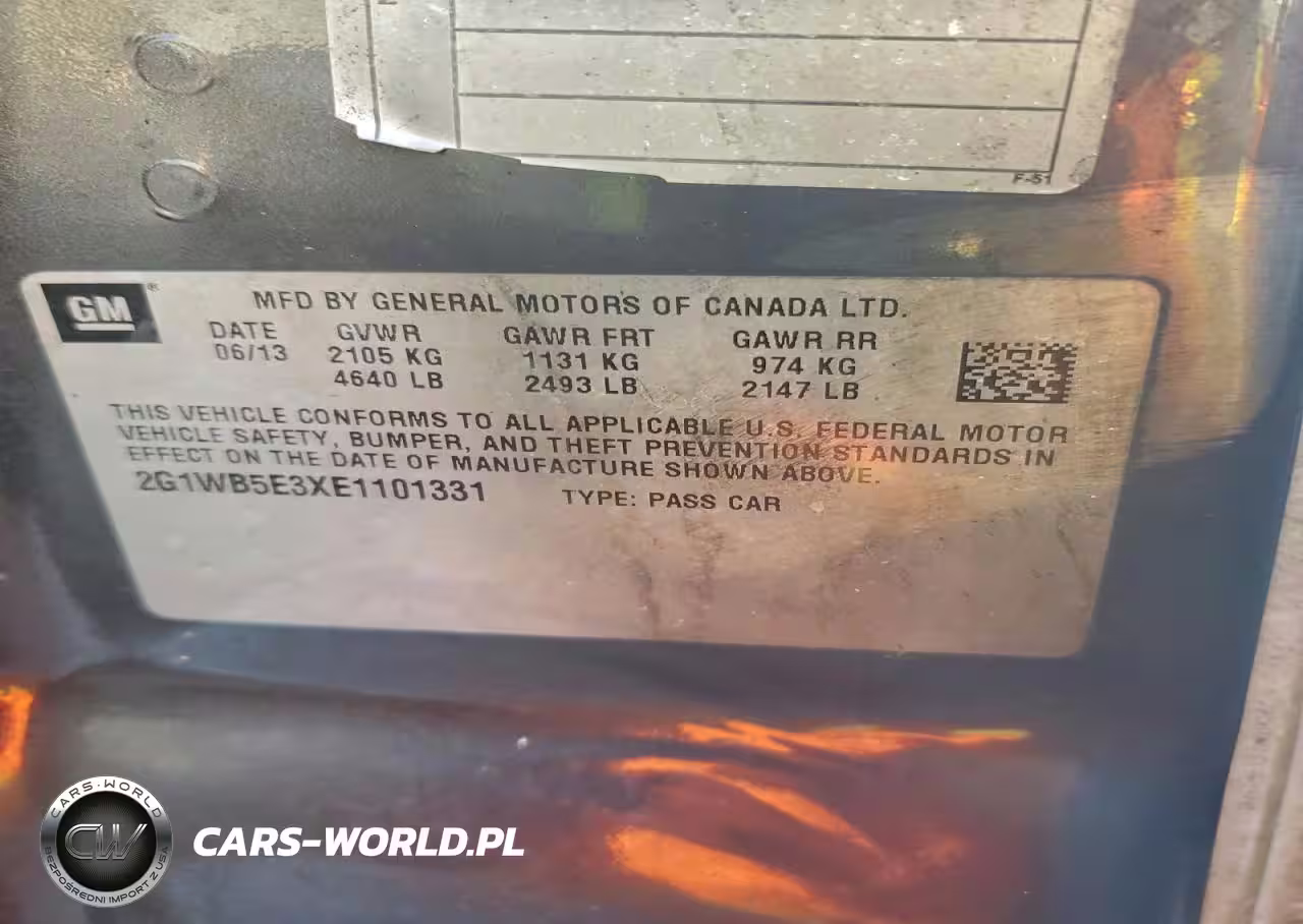 2014 Chevrolet Impala Limited Lt VIN:2G1WB5E3XE1101331 - 12