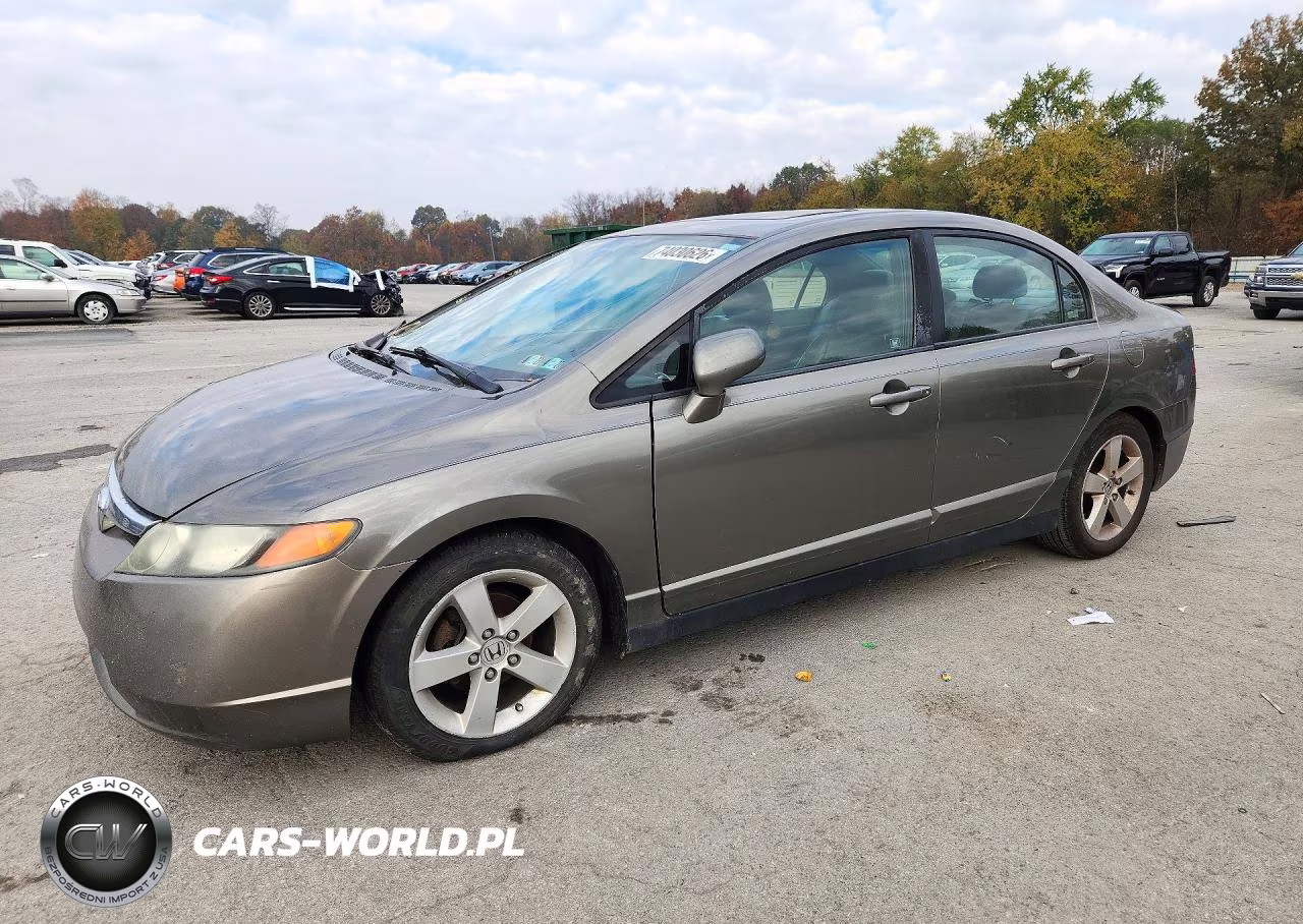 2008 Honda Civic Exl VIN:2HGFA16908H349624 - 1