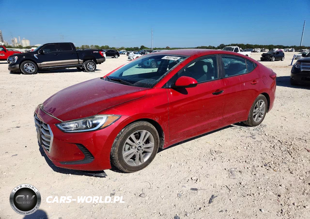 2017 Hyundai Elantra Se VIN:KMHD84LF3HU144952 - 1