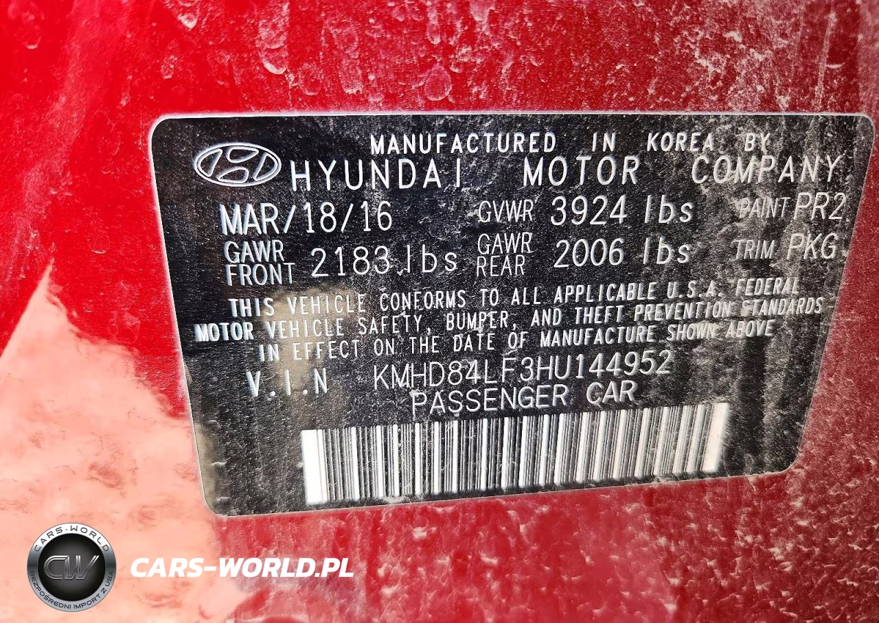 2017 Hyundai Elantra Se VIN:KMHD84LF3HU144952 - 12