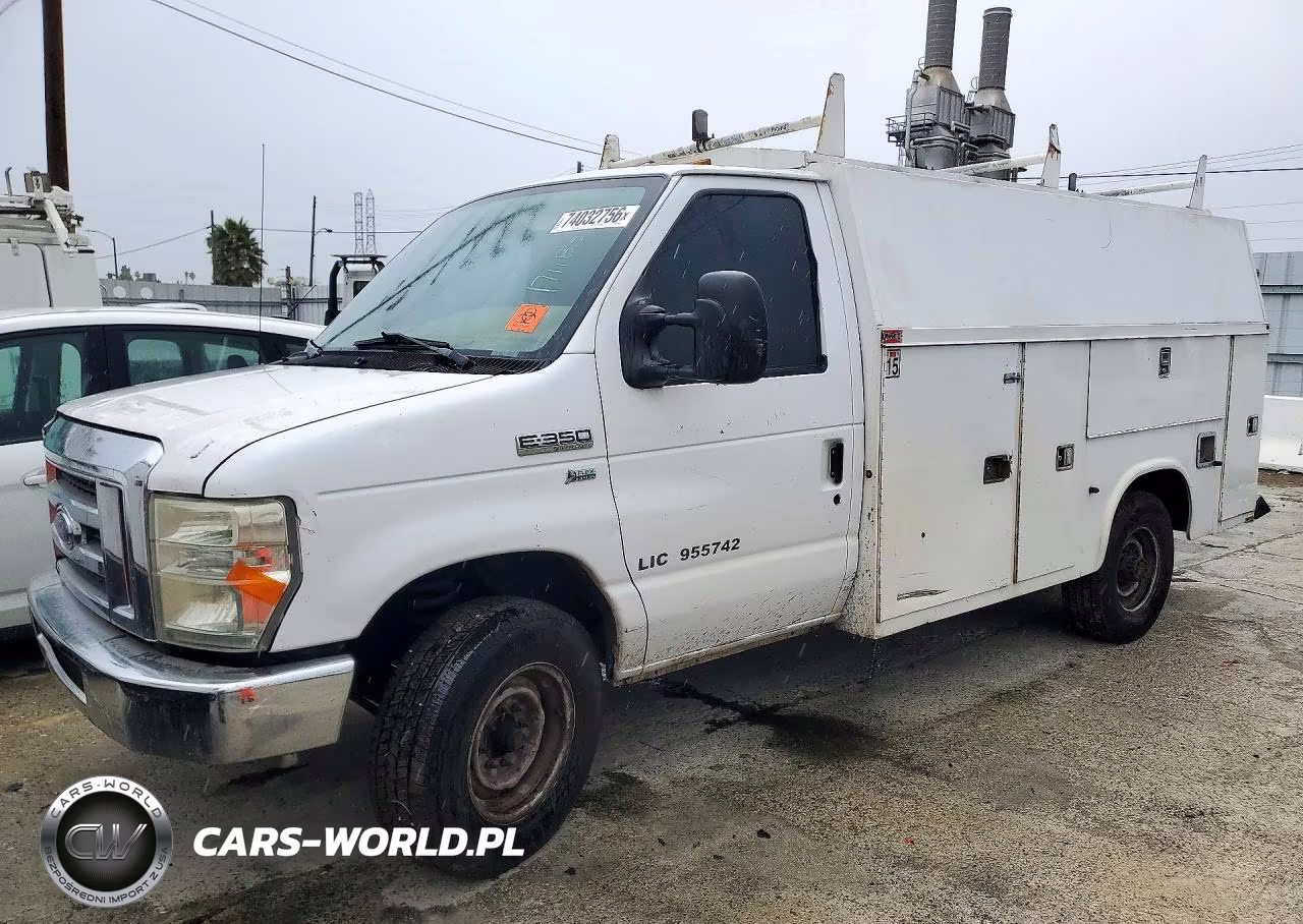 2013 Ford Econoline E350 Super Duty Cutaway Van VIN:1FDWE3FL8DDB09587 - 1