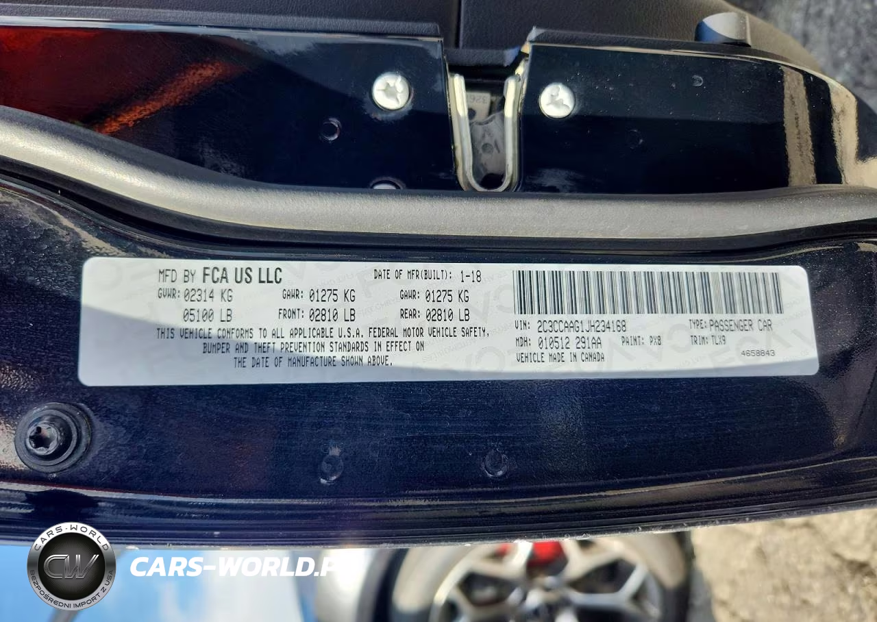 2018 Chrysler 300 Touring VIN:2C3CCAAG1JH234168 - 12