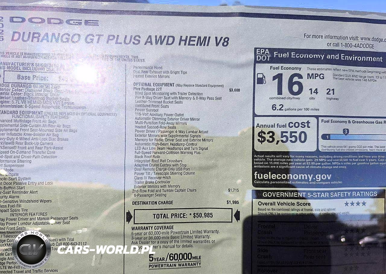 2026 Dodge Durango R-T VIN:1C4SDJCTXTC272356 - 15