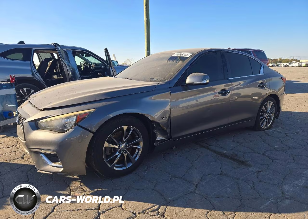 2018 Infiniti Q50 3.0T Luxe VIN:JN1EV7AP6JM355828 - 1
