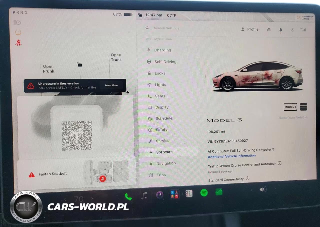 2023 Tesla Model 3 VIN:5YJ3E1EA1PF459927 - 9