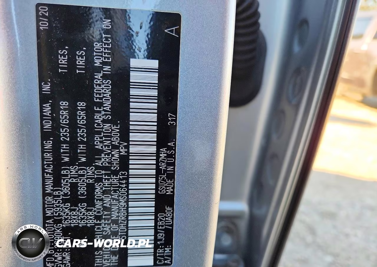 2021 Toyota Highlander Xle VIN:5TDHZRBH9MS064413 - 13
